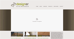 Desktop Screenshot of designerstaircases.com.au